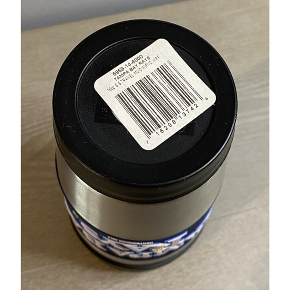 Tampa Bay Rays Travel Tumbler Mug Stainless Steel Rubber Grip‎ Logo 15 oz NWT - Picture 5 of 6